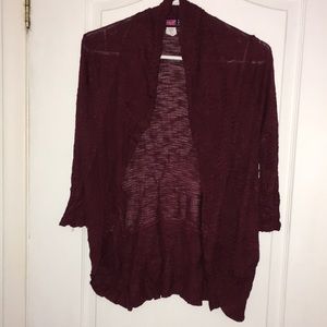 Sheer cardigan
